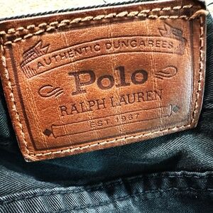 Polo Ralph Lauren Authentic Dungarees – Black Denim –